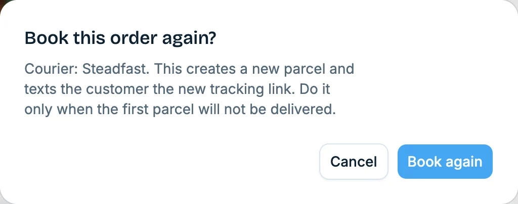 The question Sellvik asks before booking the order again